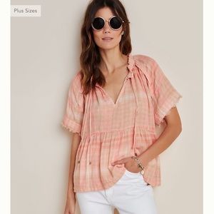 Anthropologie Bette Babydoll Blouse
